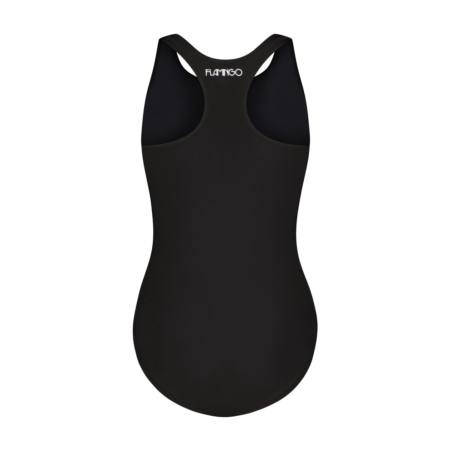 Flamingo Girls One Piece Bathing Suit - Coral