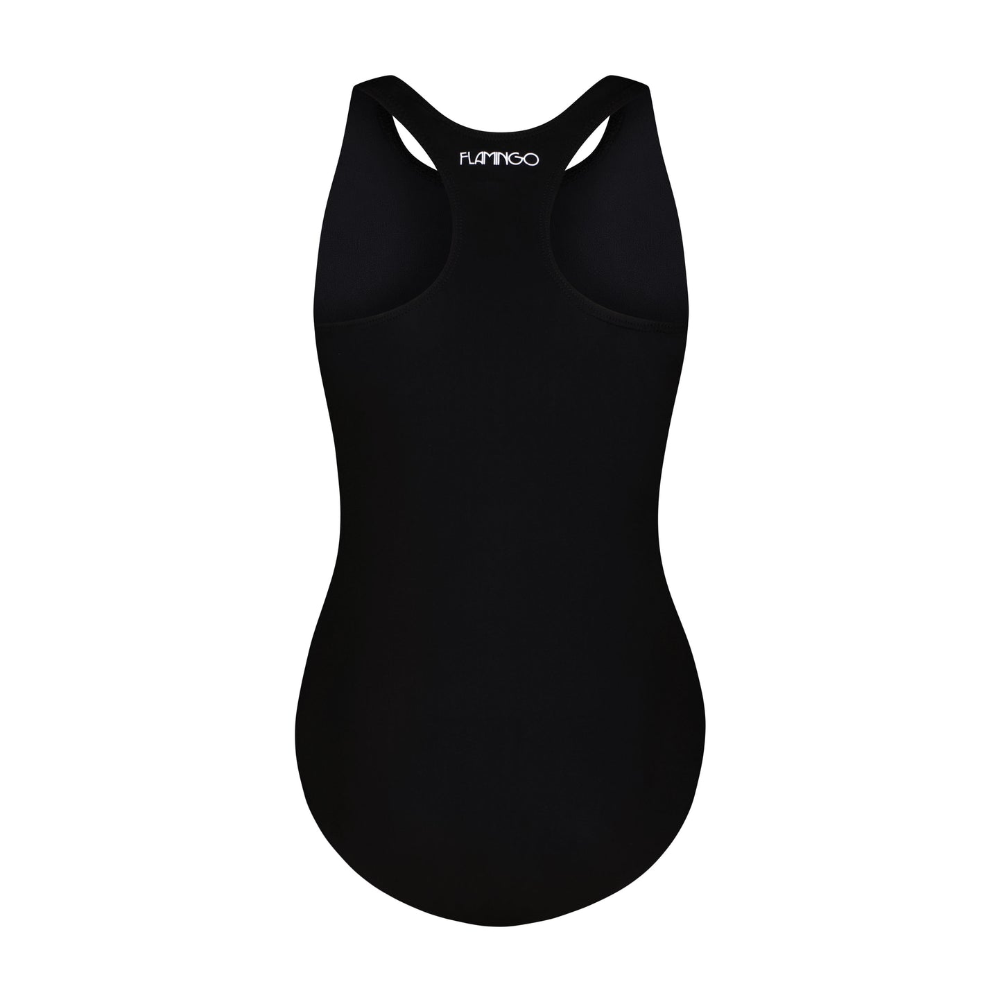 Flamingo Teen One Piece Vertical Bathing Suit Purple/Yellow