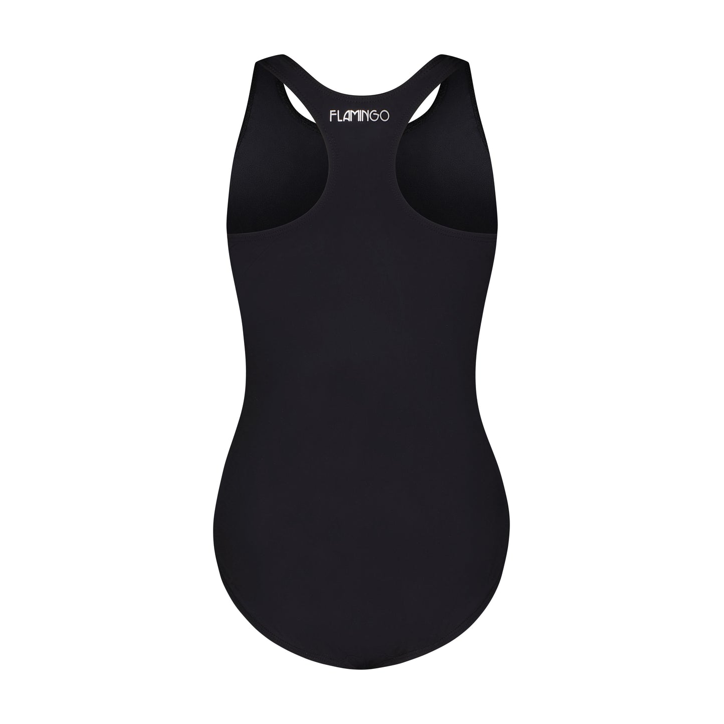 Flamingo Teen One Piece Vertical Bathing Suit Orange/Royal