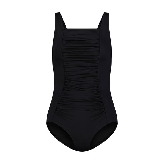 Flamingo Women's  Shirred Suit - Black 1