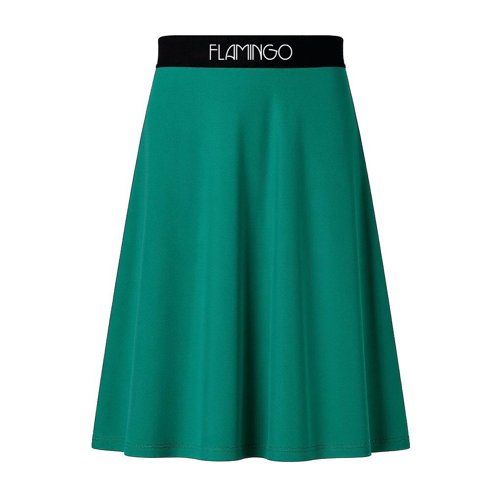 Flamingo Girls Green Mesh Skirt