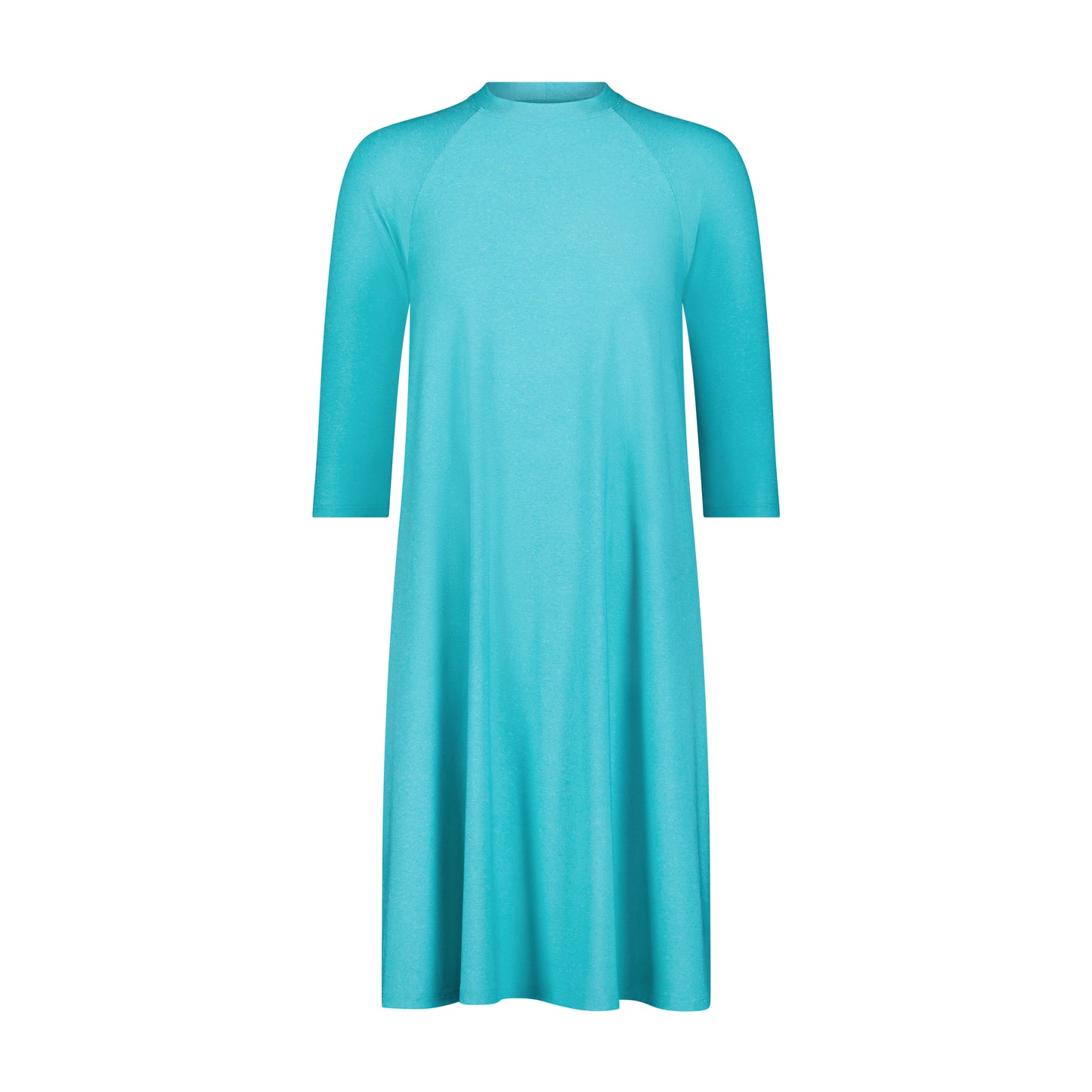 Flamingo Girls Swing Dress - Aqua