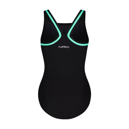 Flamingo Teen One Piece Jade Trim