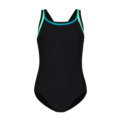 Flamingo Teen One Piece Jade Trim
