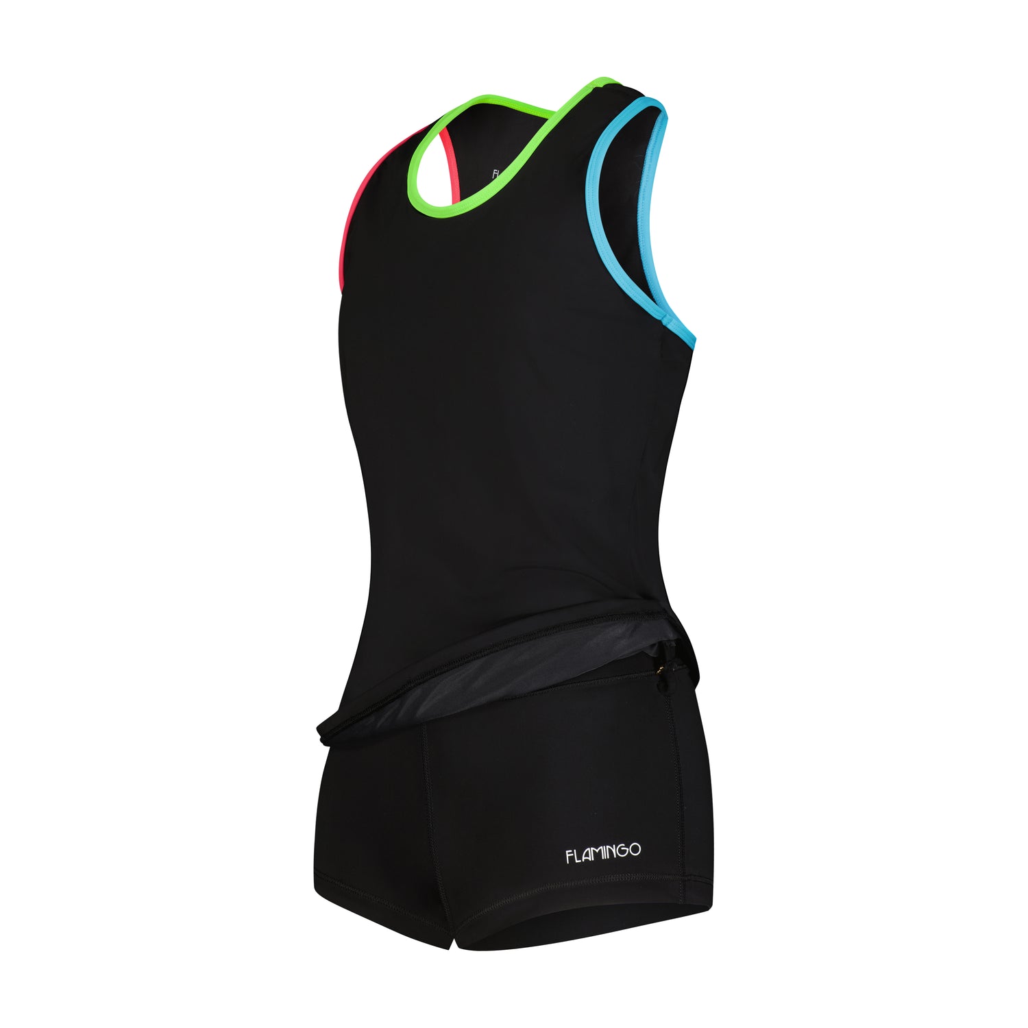 Girls Signature 2Z with Shorts Multi - Flamingo