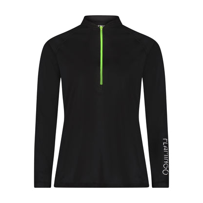 Flamingo Half Zip Logo Top