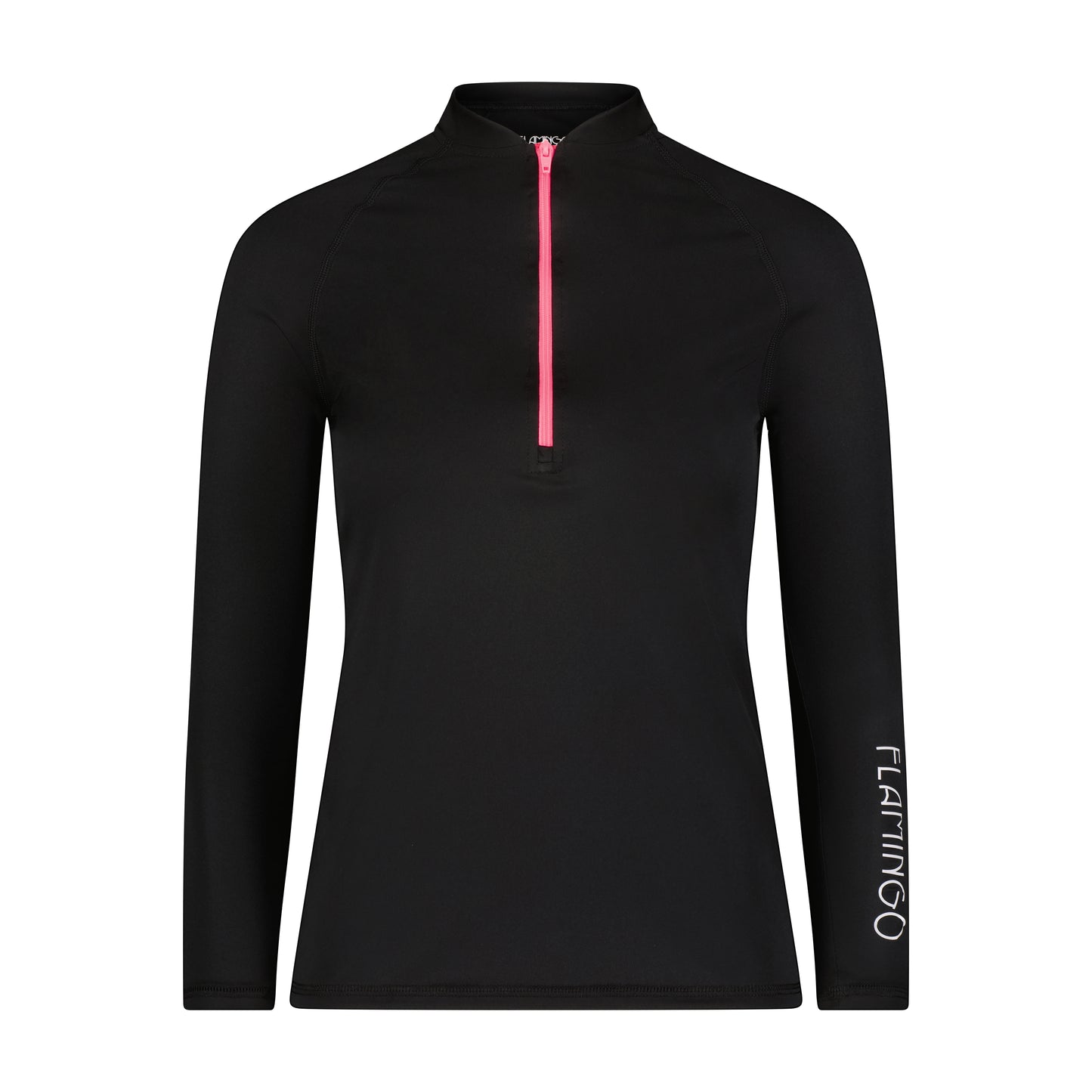 Flamingo Half Zip Logo Top