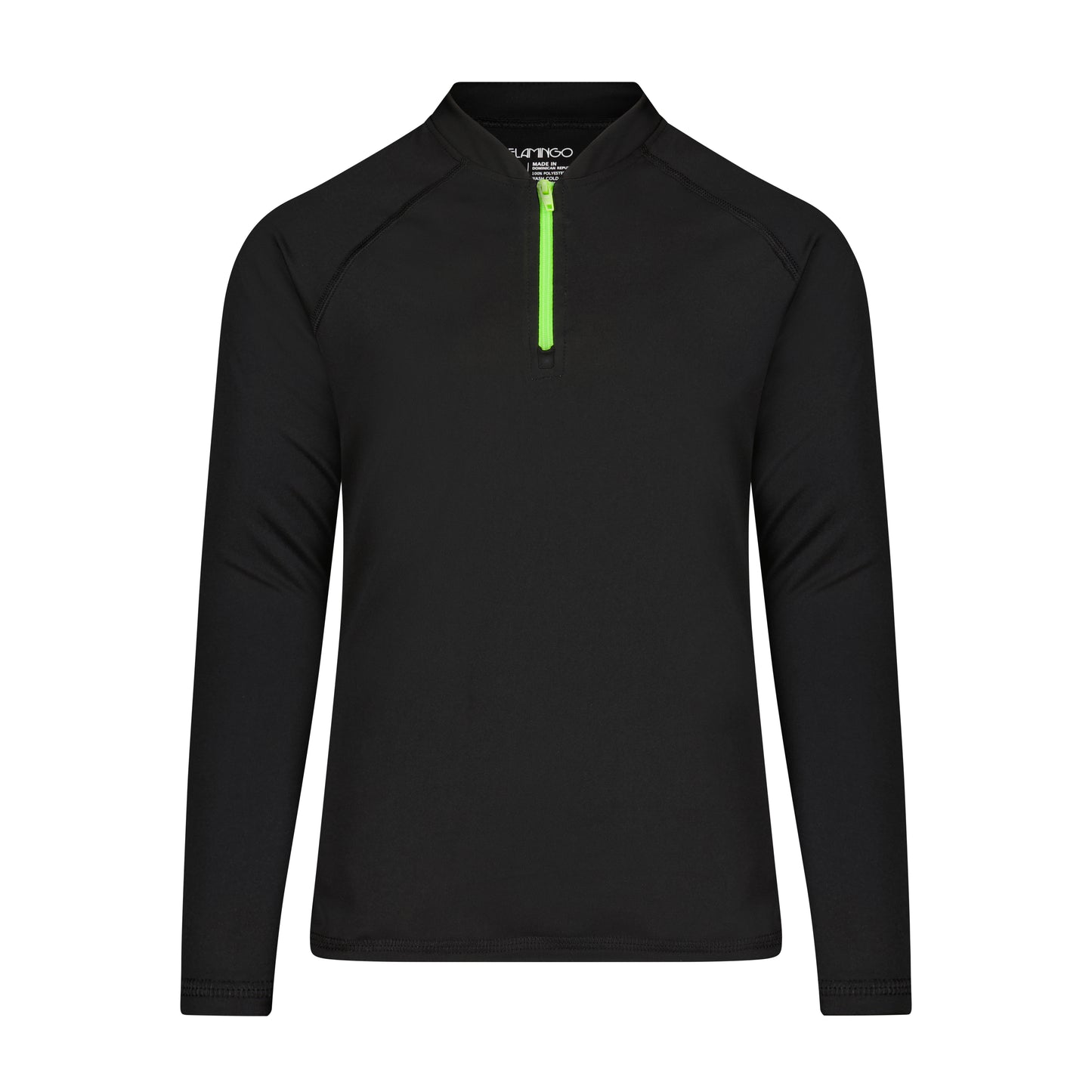 Flamingo Girls Half Zip Logo Top