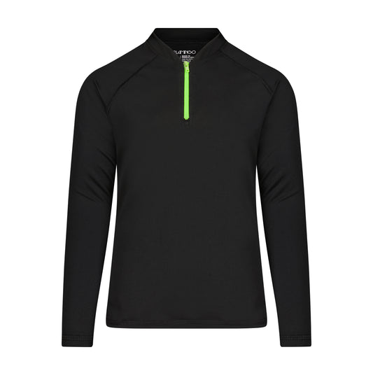 Flamingo Girls Half Zip Logo Top