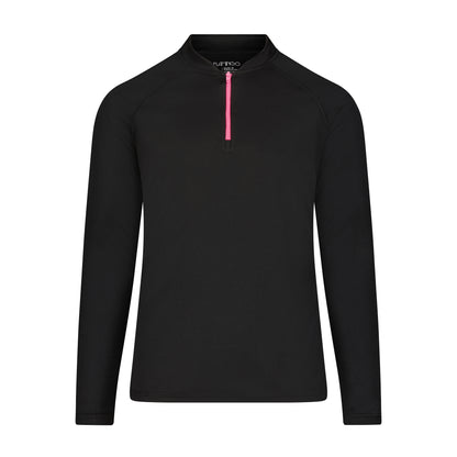 Flamingo Girls Half Zip Logo Top