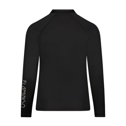 Flamingo Girls Half Zip Logo Top