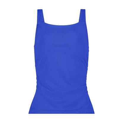 Flamingo  Ruched 2Z Top - Aqua