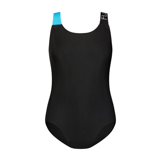 Flamingo Ribbed Logo Suit 25 - Aqua