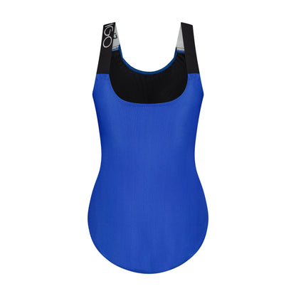Flamingo Ribbed Logo Suit 25 - Royal Blue