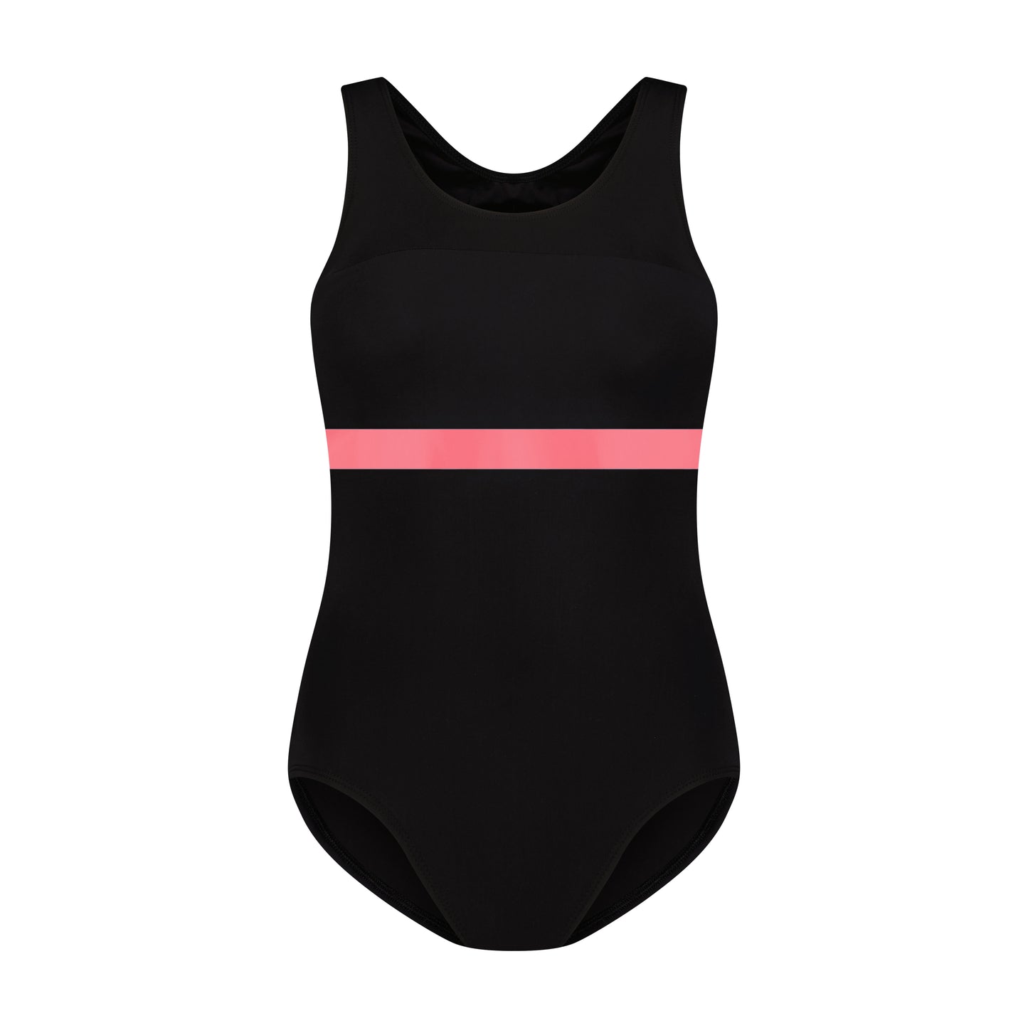 Flamingo One Piece Color Block Swimsuit