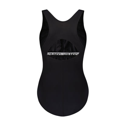 Flamingo One Piece Color Block Swimsuit