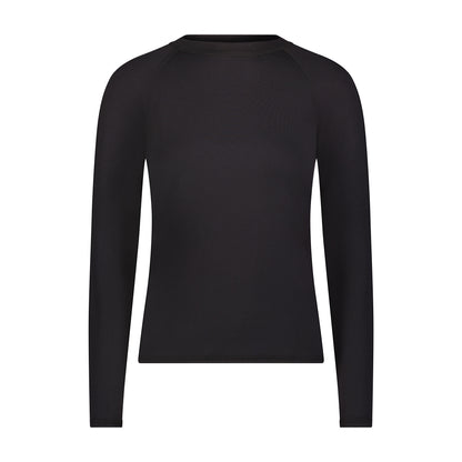 Flamingo Mesh Crew Neck Long-Sleeve Rash Guard