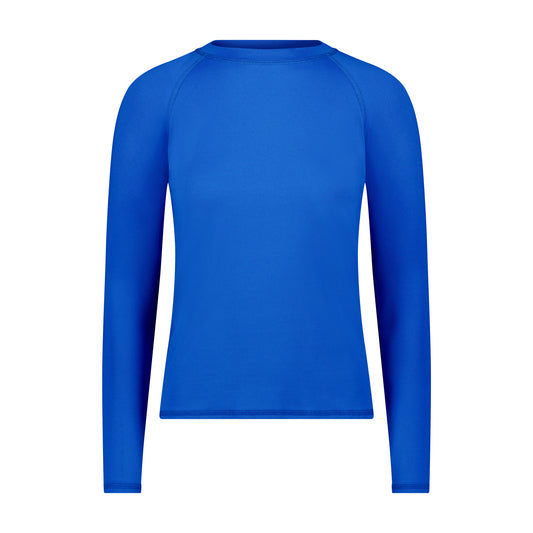Flamingo Mesh Crew Neck Long-Sleeve Rash Guard