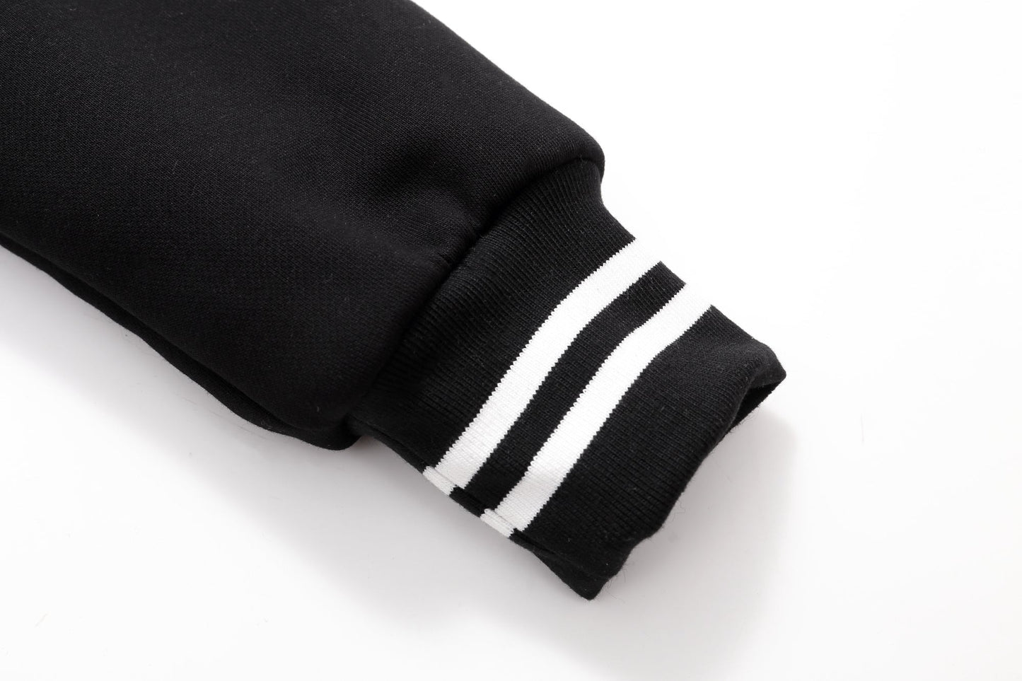 Kid's Heavy Fur Lined Sweatshirt- Striped Band