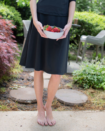 Flamingo Swim Flair Skirt - Heather