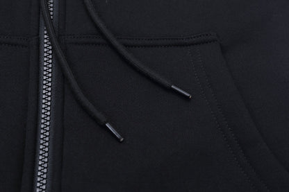 Men's Heavy Fur Lined Sweatshirt - Grey Fur