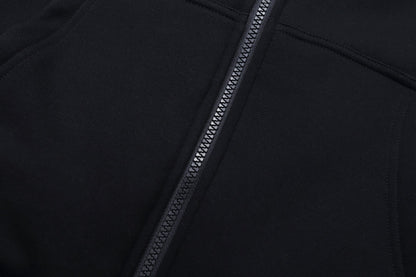 Men's Heavy Fur Lined Sweatshirt - Grey Fur