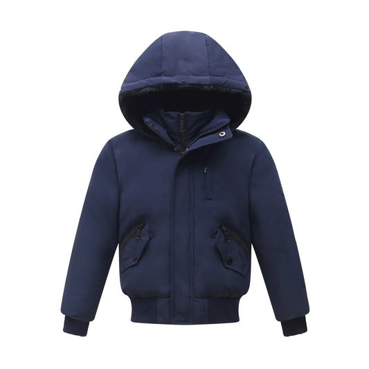 Feathers WinterCrest Coat Navy - No Fur