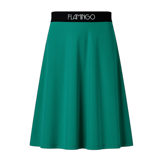 Flamingo Girls Green Mesh Skirt