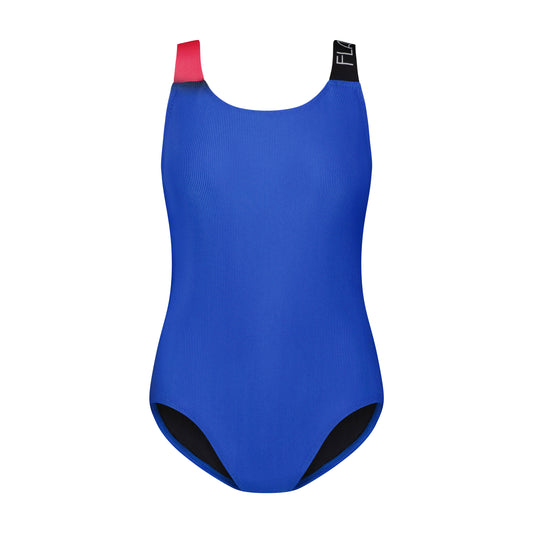 Flamingo Ribbed Logo Suit Royal/CO Strap