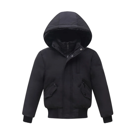 Feathers WinterCrest Coat Black - No Fur